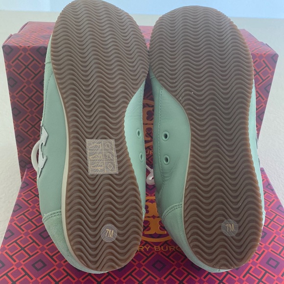 Tory Burch - Tory Sneakers Mint Chip Suede/Calf Leather NWT - Picture 8 of 10